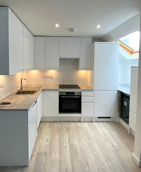 Rendering of a Loft Conversion in Battersea, London